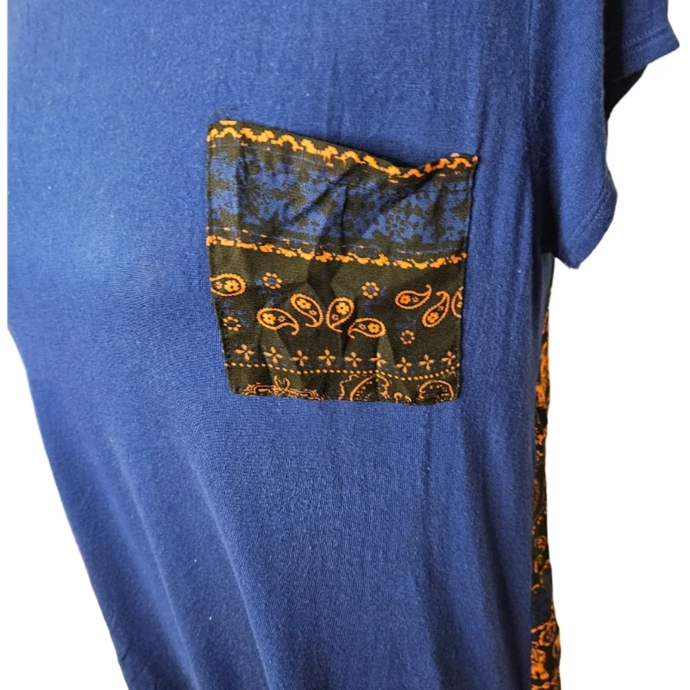 American Dream Navy Shirt with Elephant Print - Picture 4 of 8